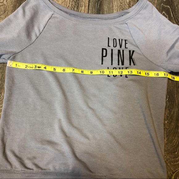 Pink sweatshirt medium gray size xs - Picture 6 of 8